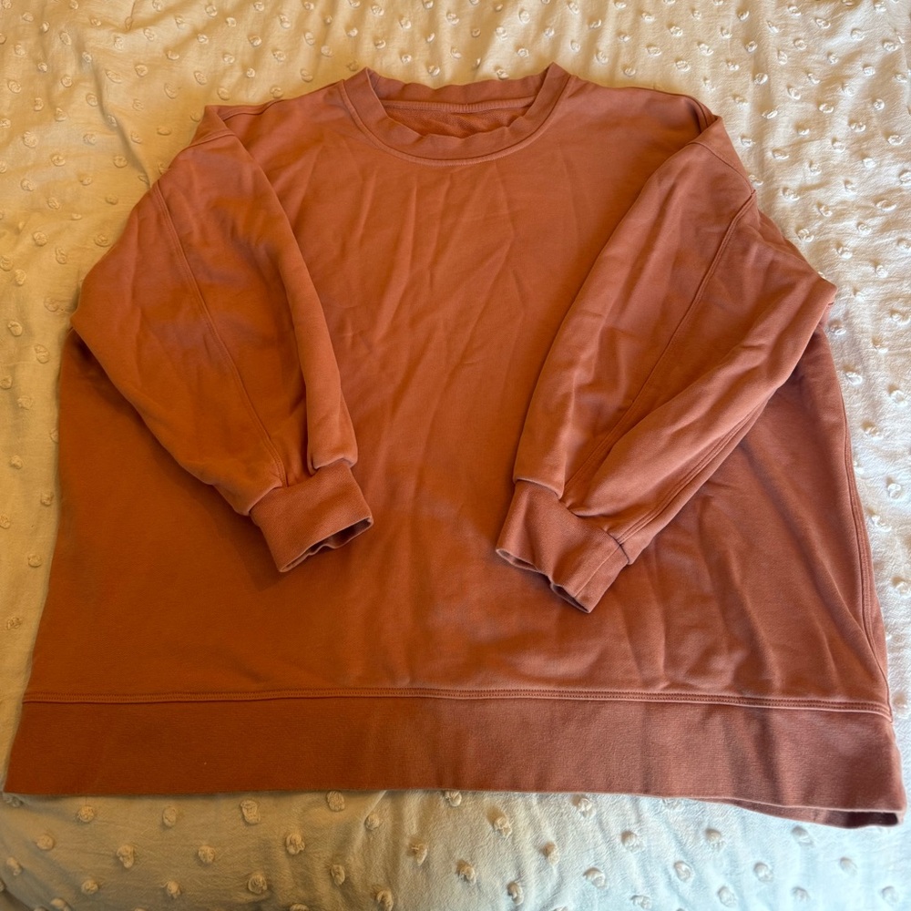 Lululemon Peach Crewneck Sweatshirt